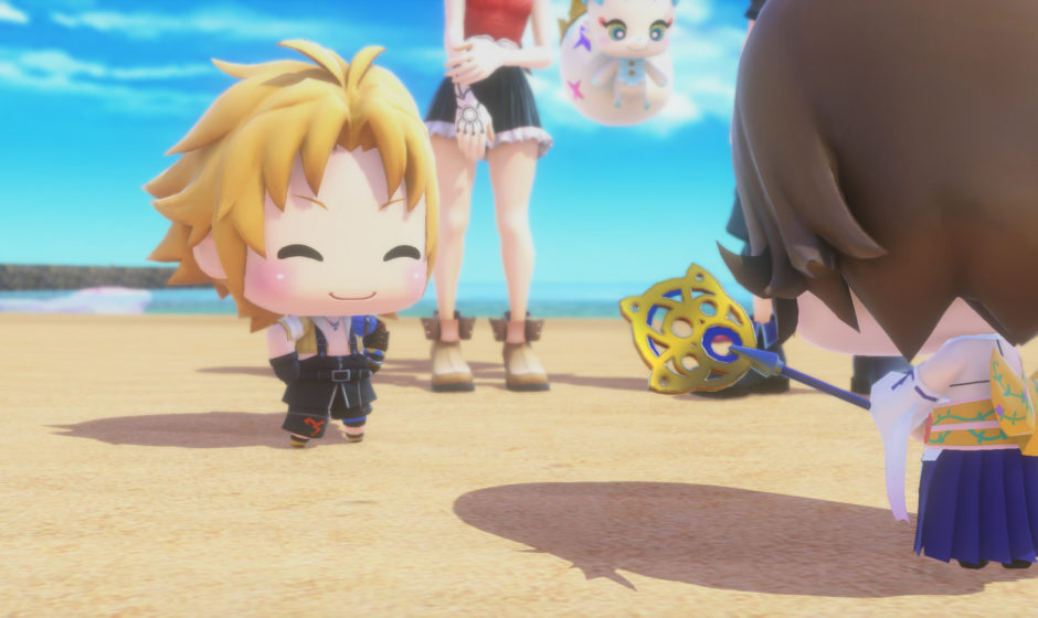 World of Final Fantasy: nuovo gameplay e chibi Tidus al EGX 2016