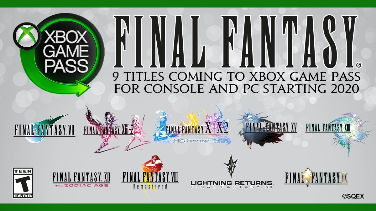 final fantasy xbox game pass