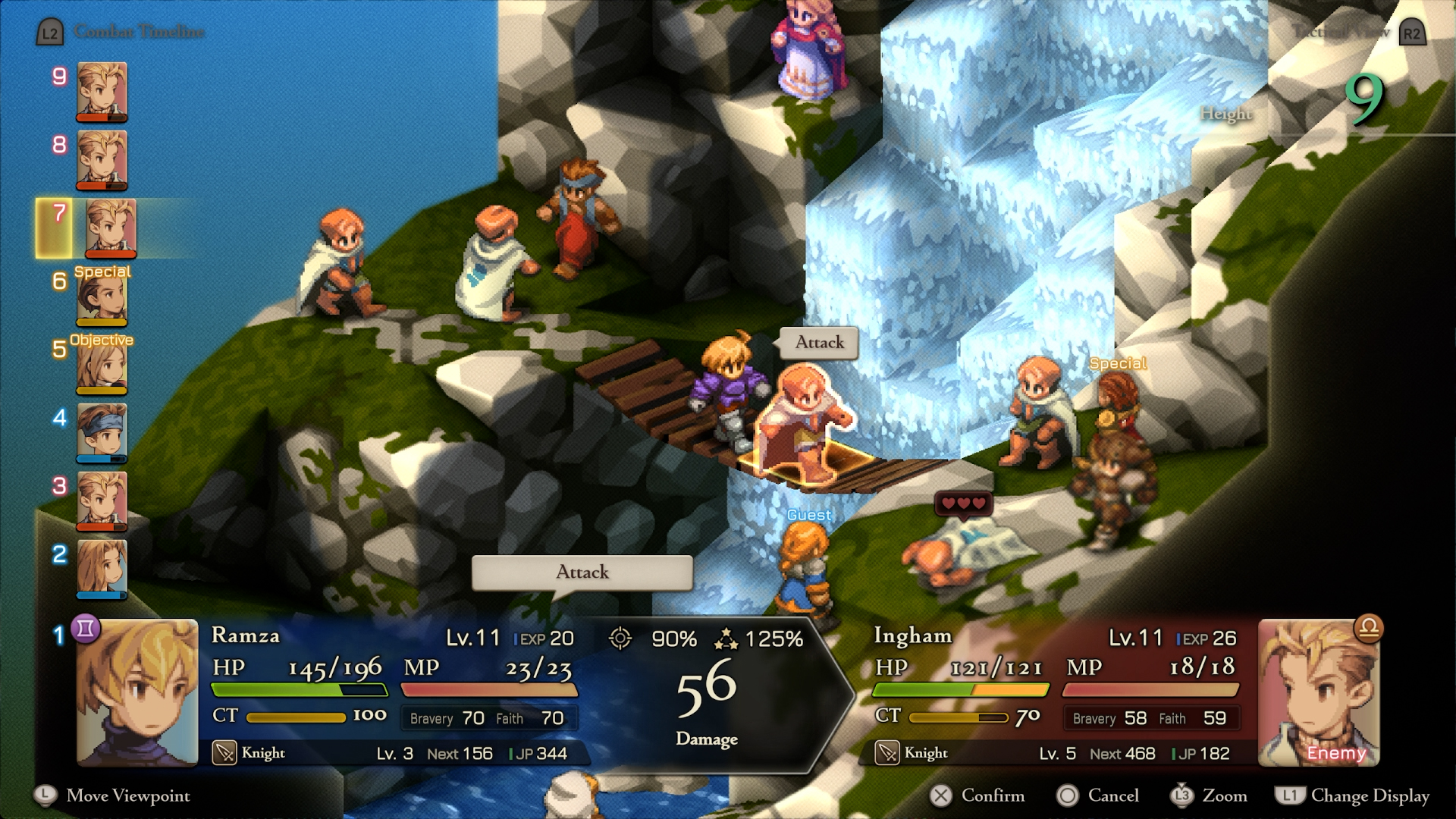 Final Fantasy Tactics – PS1, PSP (War of the Lions), iOS, Android (PS4, Switch, Xbox Series X|S con The Ivalice Chronicles)