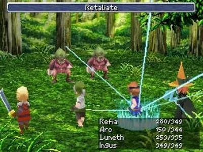 Final Fantasy III – NES, DS (Remake), iOS, Android, PSP (PC, PS4, Switch, Xbox One come Pixel Remastered)